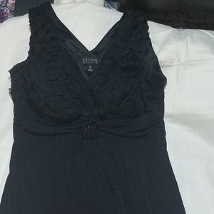 Beautiful evening gown sz 14 black enfocus studios